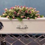 Off White Coffin By Perth Cremations and Burials WA